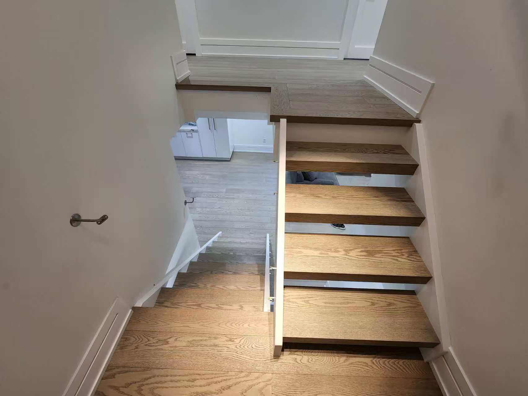 Oak Stair Treads & Landing by Simply Stairs